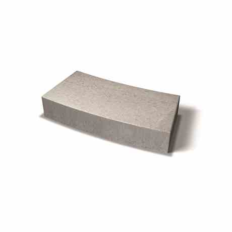 Benders lenktas dekoratyvinis blokas 3,0m 693,4x350x150 (Spalva - pilka) Benders lenktas dekoratyvinis blokas 3,0m 693,4x350x150 (Spalva - pilka)